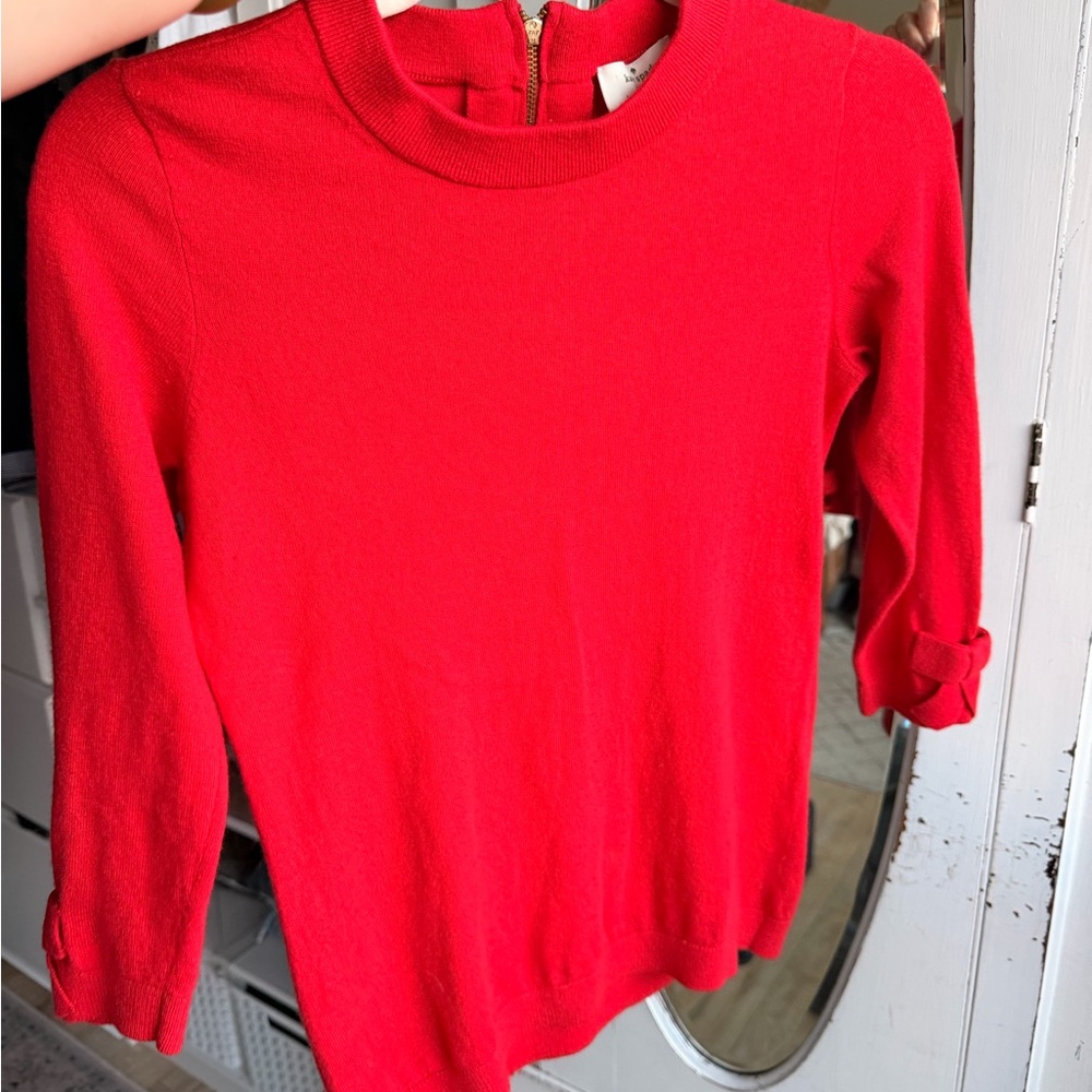 Kate Spade Cherry Red Top - Picture 7 of 8